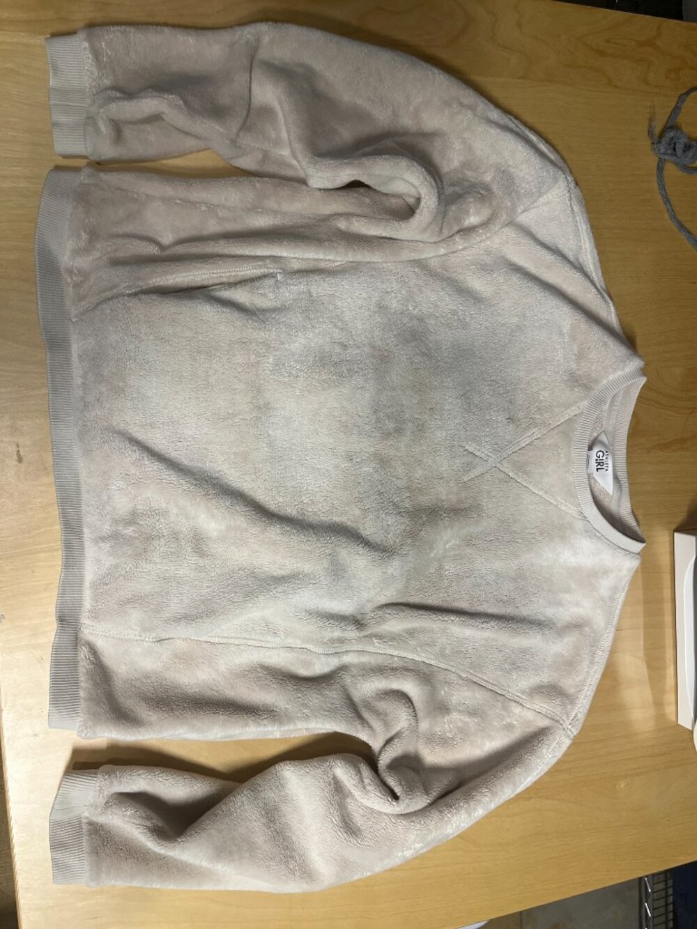 Athleta girl cream soft sweatshirt - Picture 4 of 4